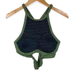 New Chestee Army Green Sports Bra with Collarbone Protection-6